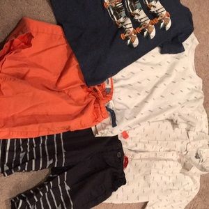 Boy’s Old Navy summer mix & match tops and shorts